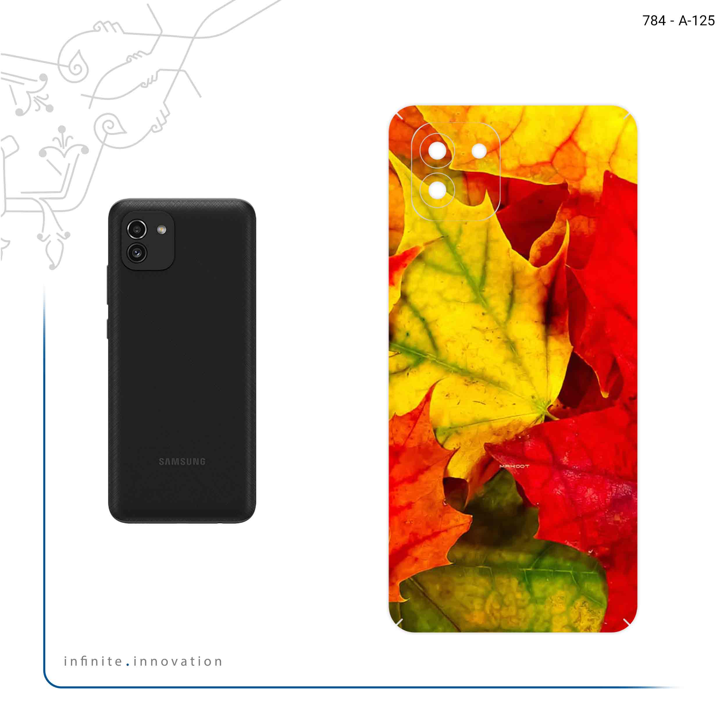 برچسب پوششی ماهوت مدل Fall Season مناسب برای گوشی موبایل سامسونگ Galaxy A03