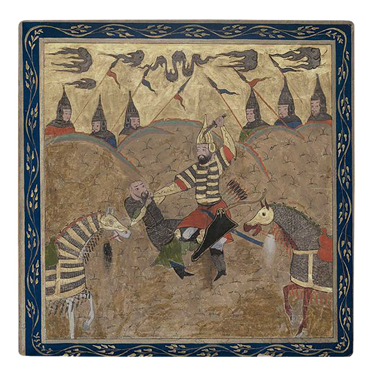  کاشی کارنیلا طرح نگارگری ایرانی کد wk238