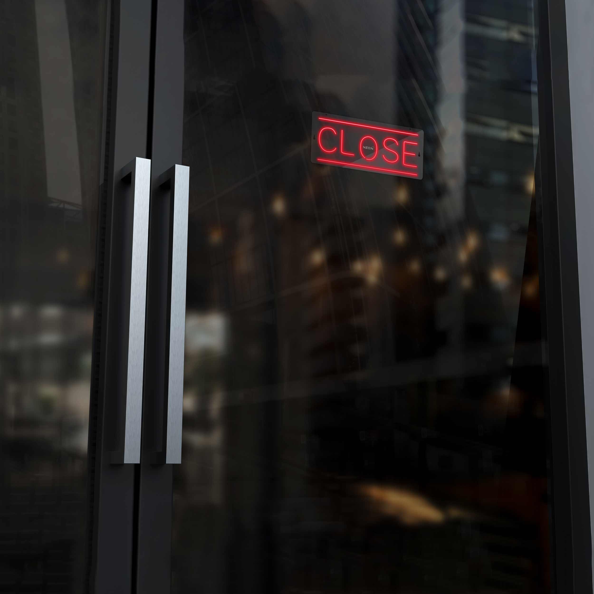 چراغ دیواری نئون دیزاین طرح Close_RD