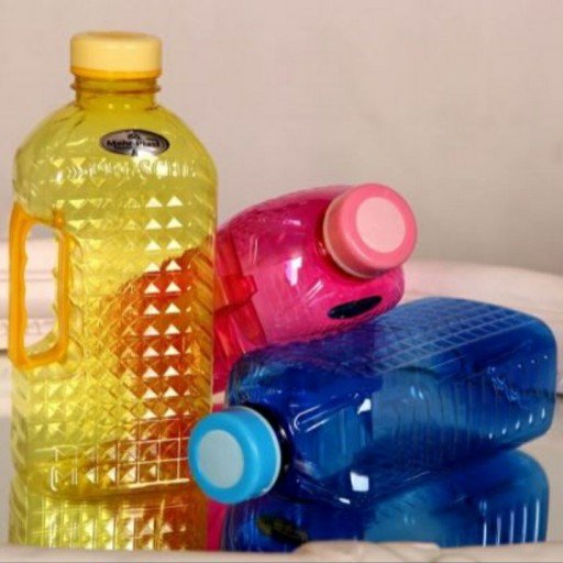 بطری آب پلاستیکی دسته دار بسته یک عددی