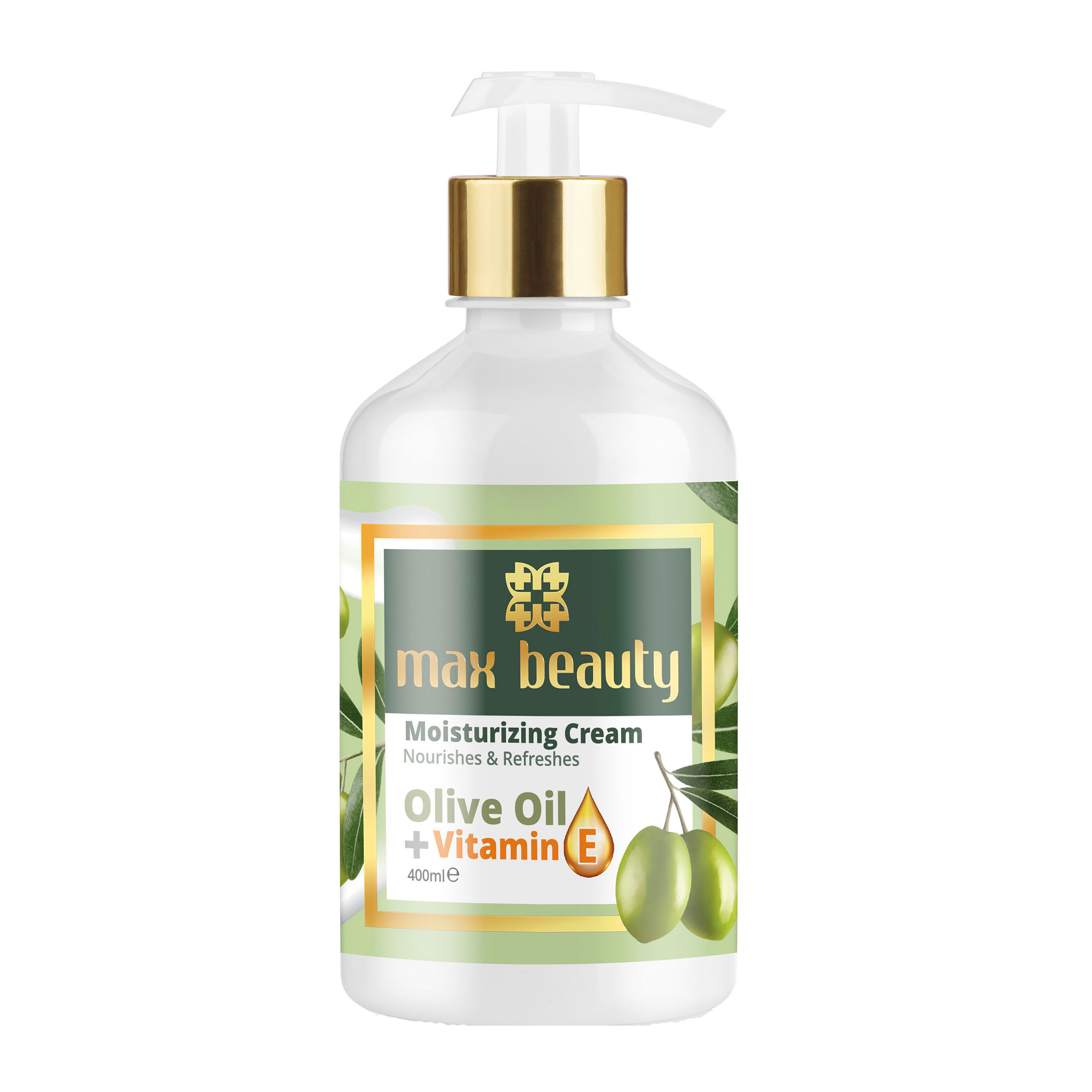 کرم مرطوب کننده مکس بیوتی مدل زیتون حجم 400 میلی لیتر