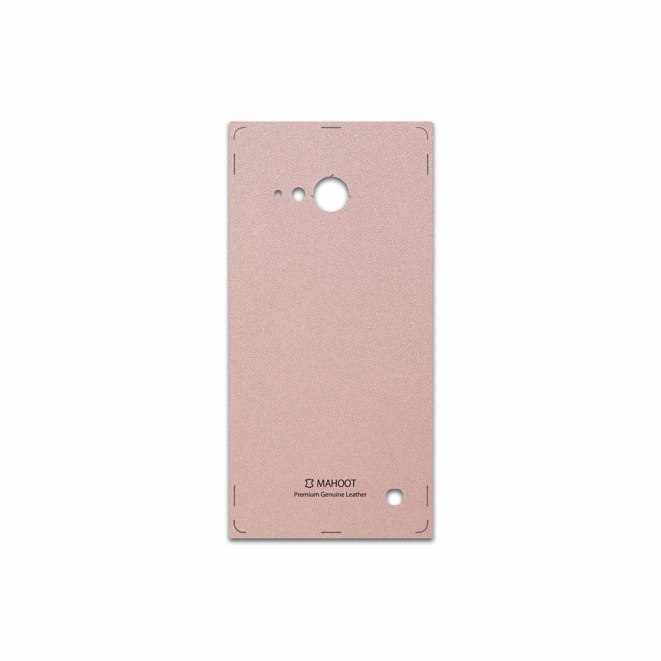 برچسب پوششی ماهوت مدل Rose Gold Leather مناسب برای گوشی موبایل نوکیا Lumia 730