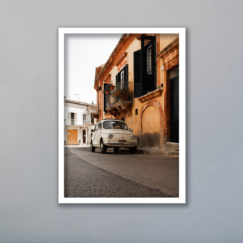 تابلو مدل ماشین کلاسیک کد LA-G10235 | دنیای قاب