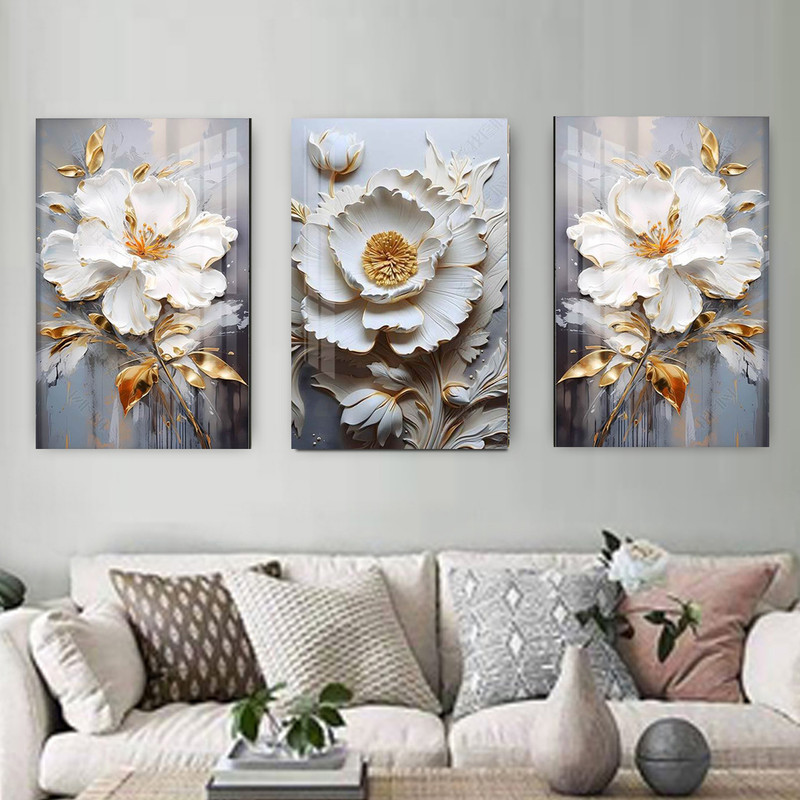 تابلو شاسی مدل دکوراتیو مجموعه سه عددی | دنیای قاب