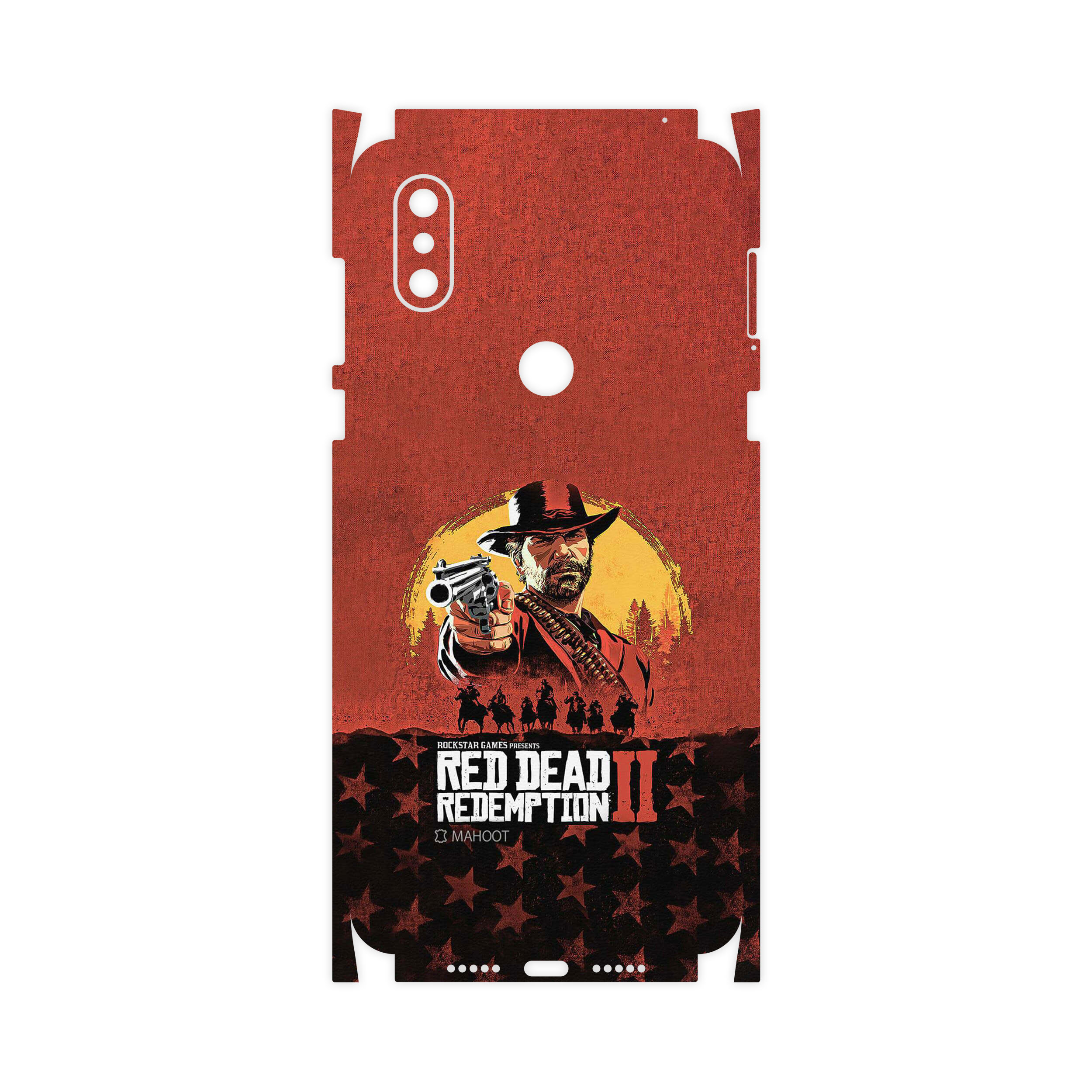برچسب پوششی ماهوت مدل Red-Dead-Redemption-Game-FullSkin مناسب برای گوشی موبایل شیائومی Mi Mix 3
