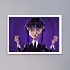 تابلو مدل ونزدی آدامز Wednesday Addams کد LAG10144