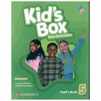 Kids Box 5 New Geeration  British کتاب دانش آموز کتاب کار سی دی اثر کارولاین نیکسون ، مایکل تاملینسون