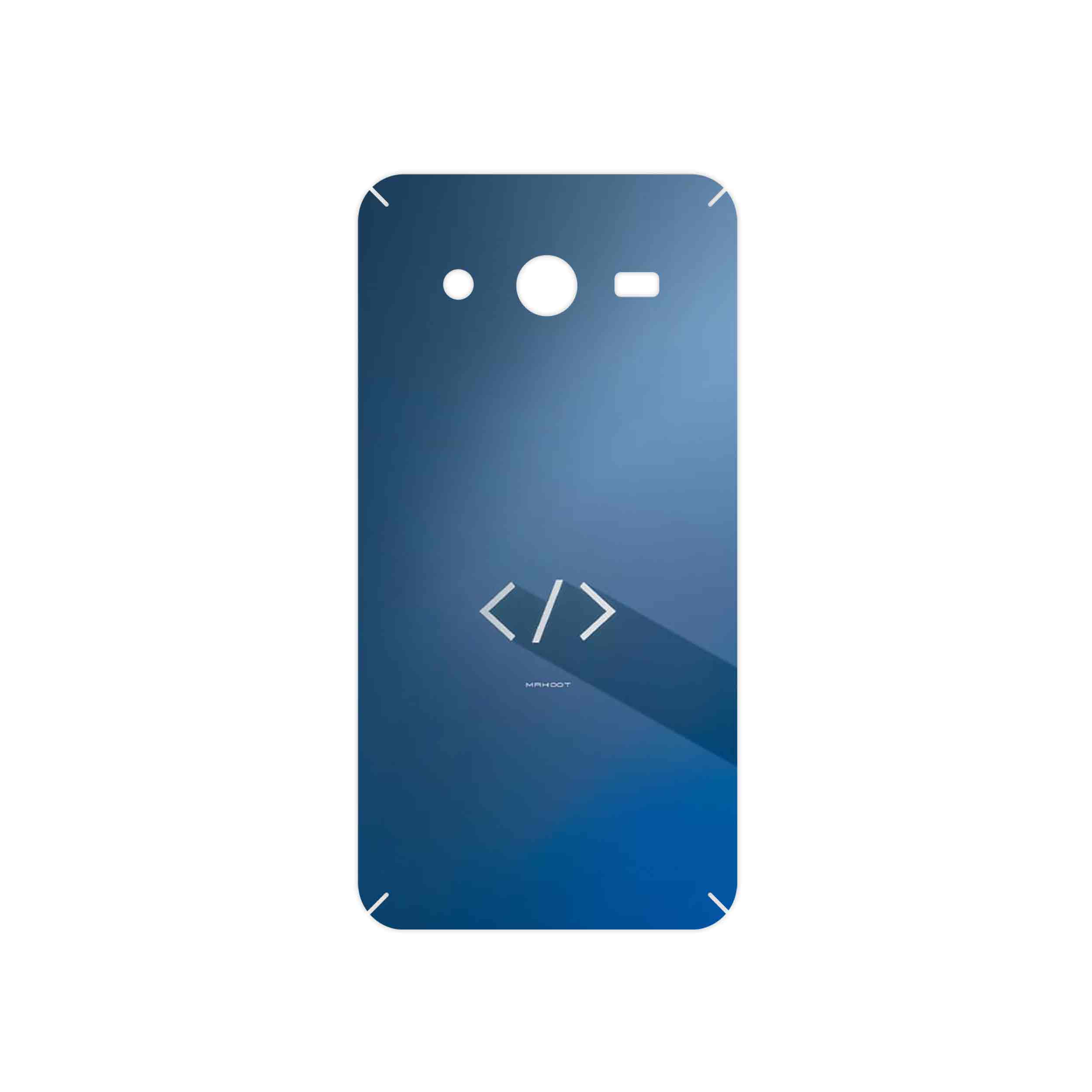 برچسب پوششی ماهوت مدل Minimal Coding icon مناسب برای گوشی موبایل سامسونگ Galaxy Core 2
