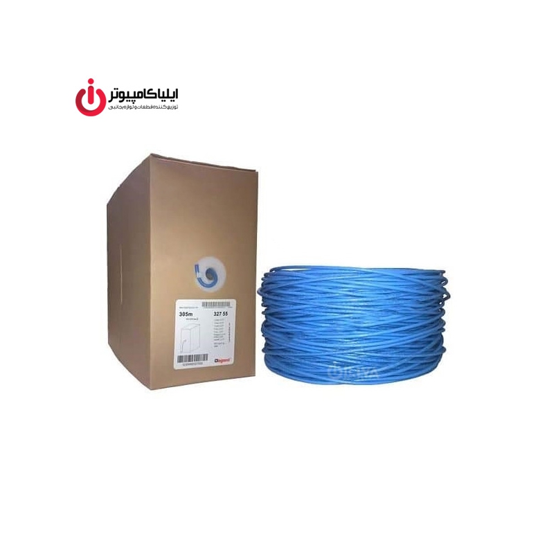 کابل شبکه CAT6 حلقه ای مس برند لگراند به طول 305 متر