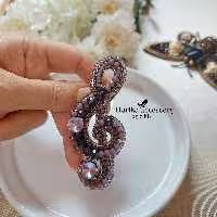 گلسینه جواهردوزی طرح سُل..هاریکا