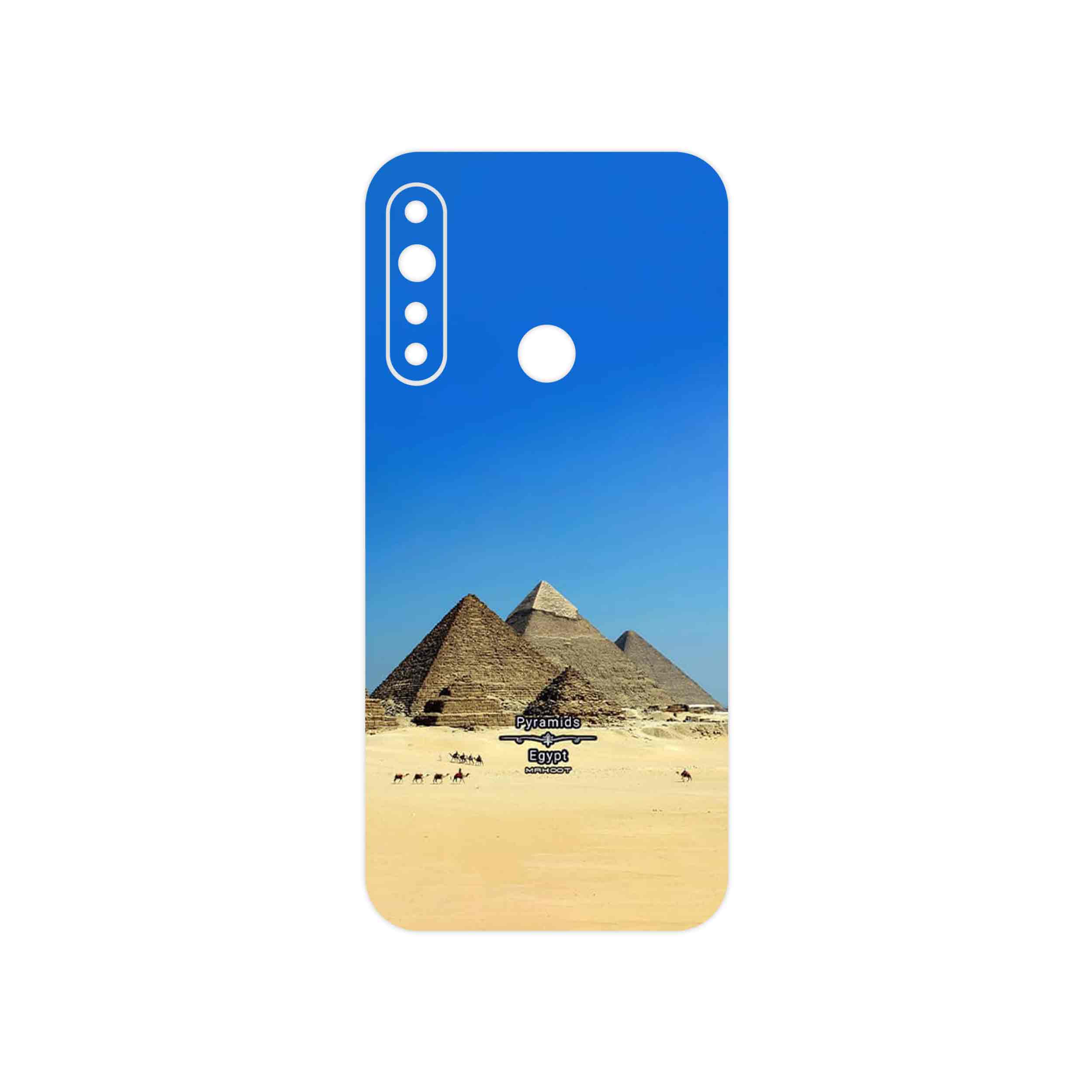 برچسب پوششی ماهوت مدل Pyramids of Egypt مناسب برای گوشی موبایل جی پلاس P10