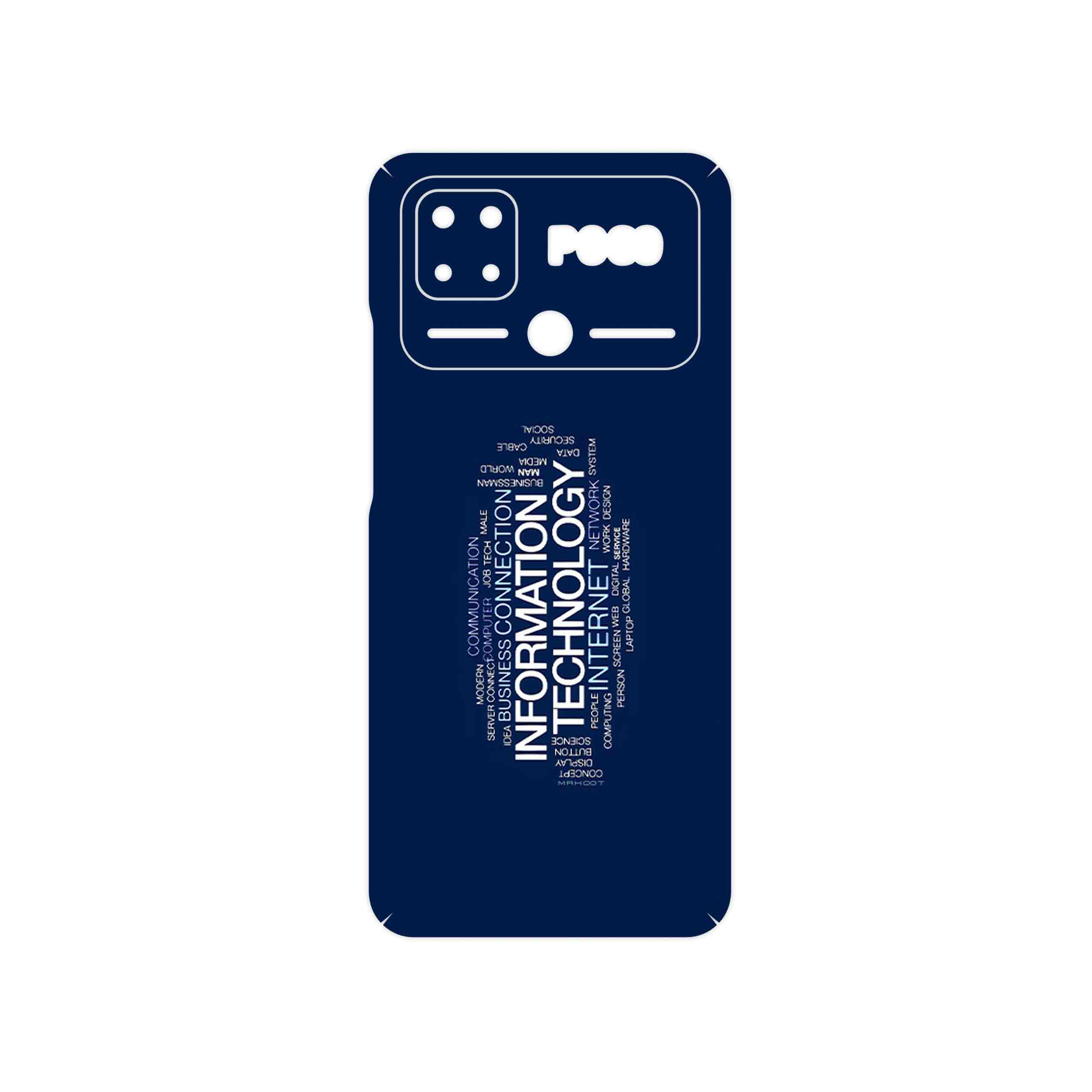 برچسب پوششی ماهوت مدل IT Science مناسب برای گوشی موبایل شیائومی Poco C40