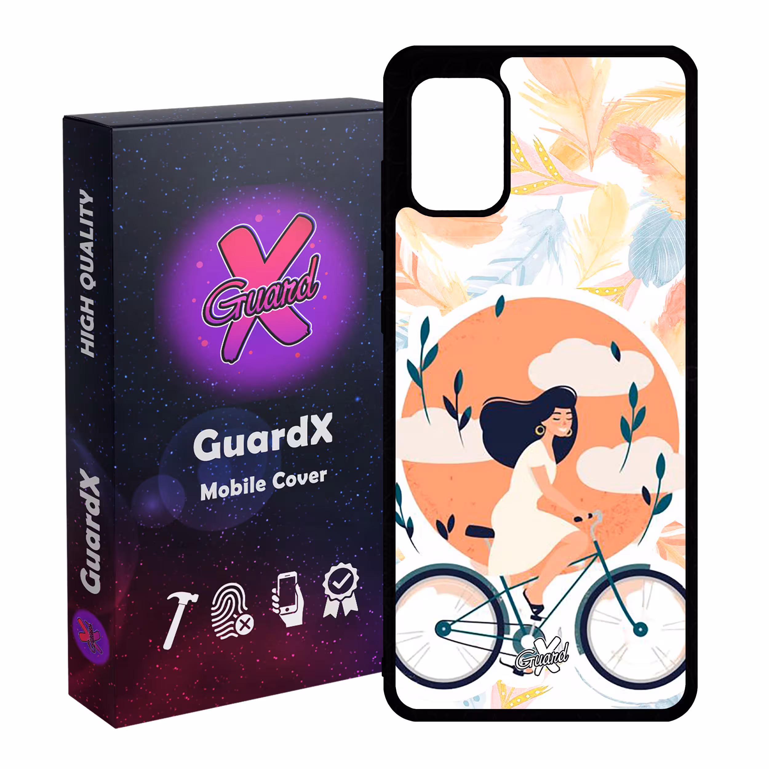 کاور گارد ایکس طرح Girl مدل Glass10340 مناسب برای گوشی موبایل سامسونگ Galaxy A31