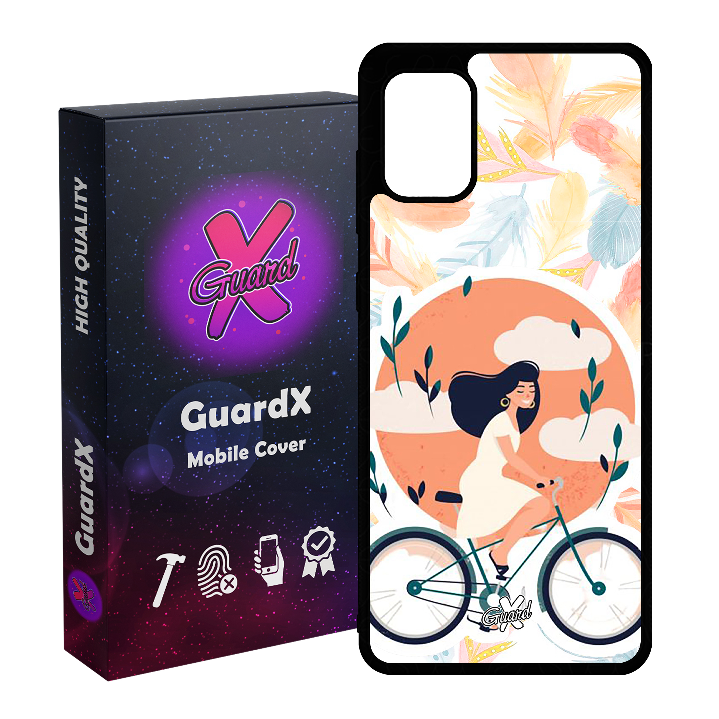 کاور گارد ایکس طرح Girl مدل Glass10340 مناسب برای گوشی موبایل سامسونگ Galaxy A31