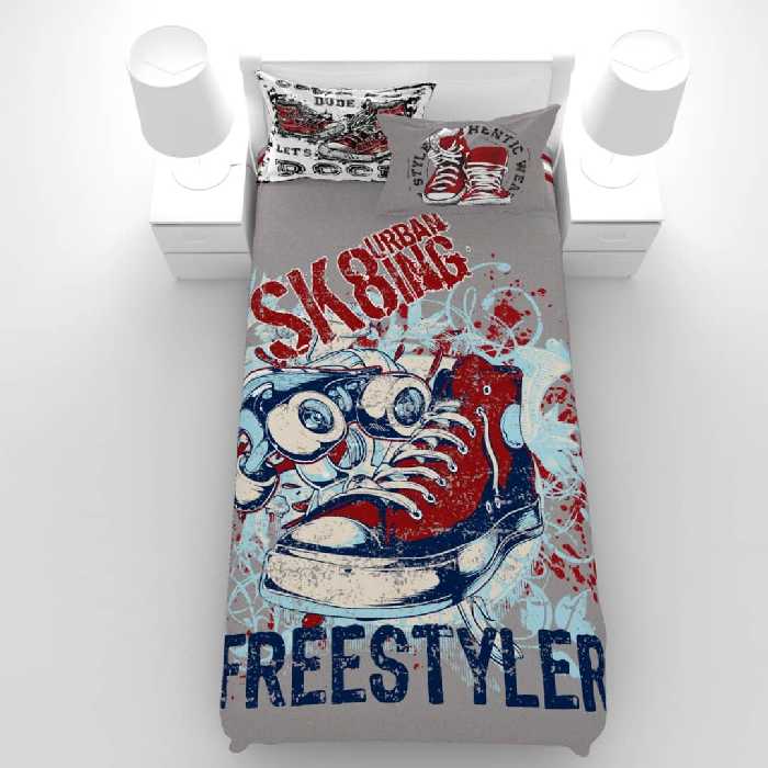 سرویس خواب مدل فری استایل یکنفره 5 تکه