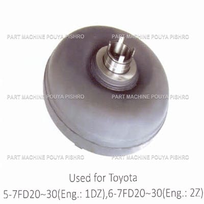توربین لیفتراک تویوتا مدل Toyota 5-7FD20~30(Eng: 1DZ),6-7FD20~30 Eng: 2Z