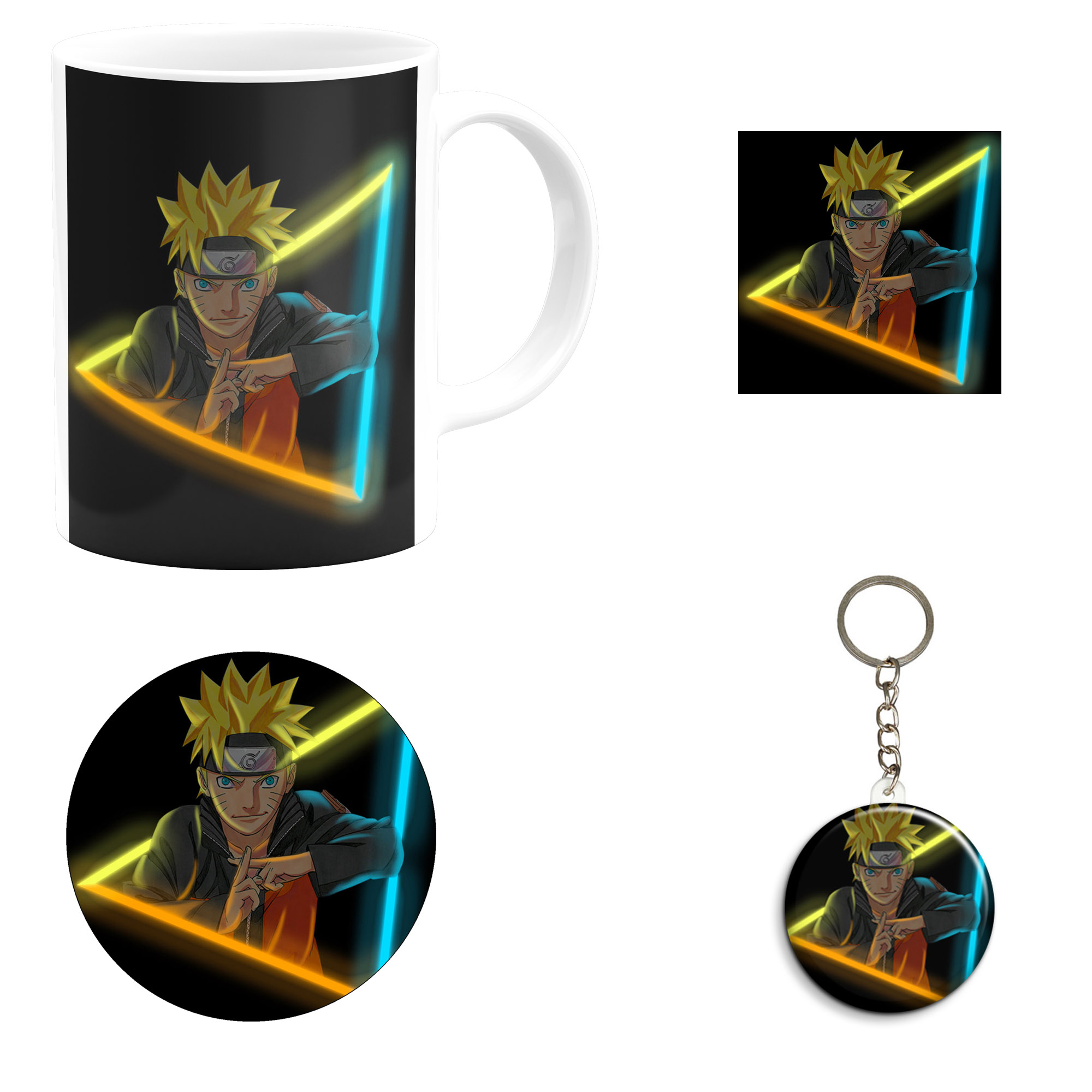 ست هدیه ماگ مدل انیمه ناروتو کد M14