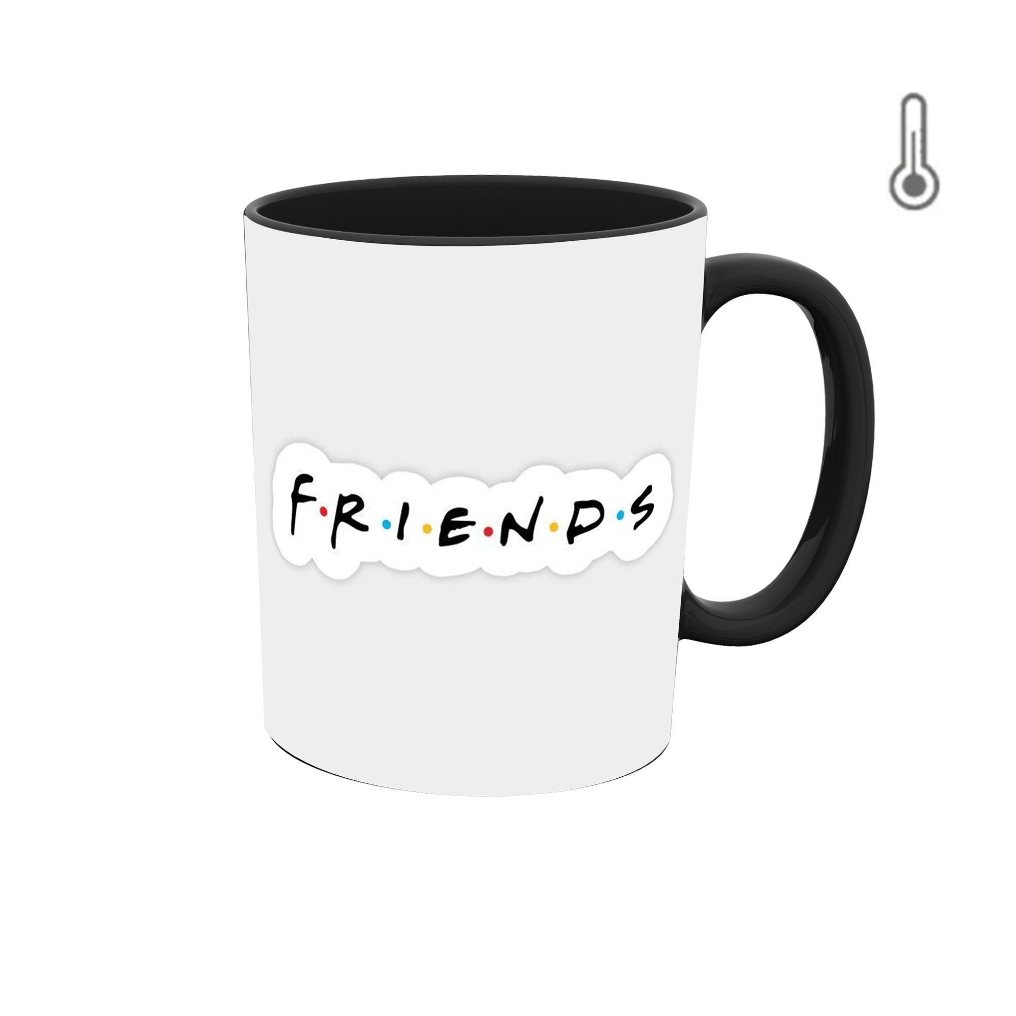 ماگ حرارتی طرح استیکر فرندز Friends 