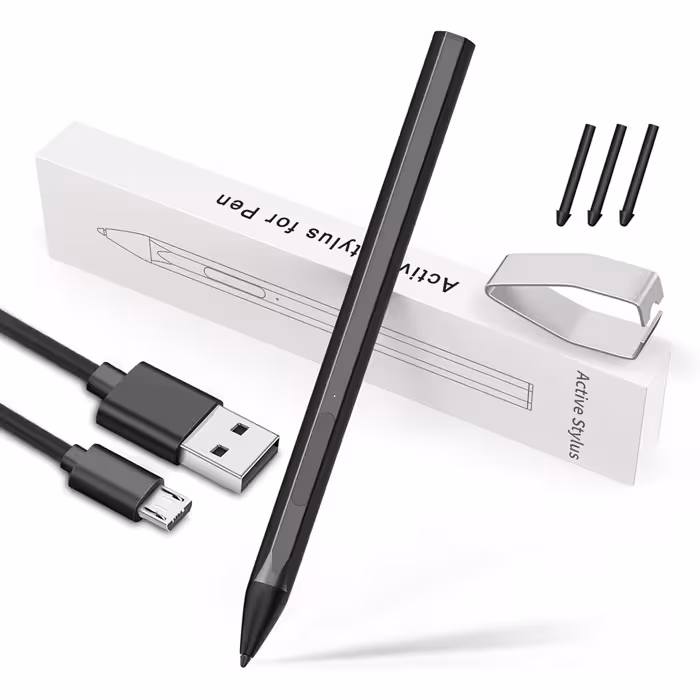 قلم لمسی مایکروسافت مدل stylus pen 2020 پک دار و شارژی