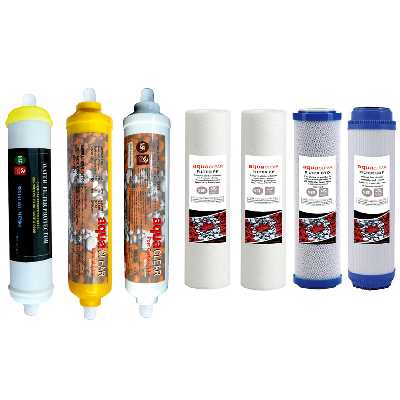 فیلتر دستگاه تصفیه کننده آب مدل REFILL - AC7SG مجموعه 7 عددی
