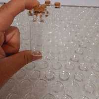 شیشه گیفت با درب چوب پنبه 