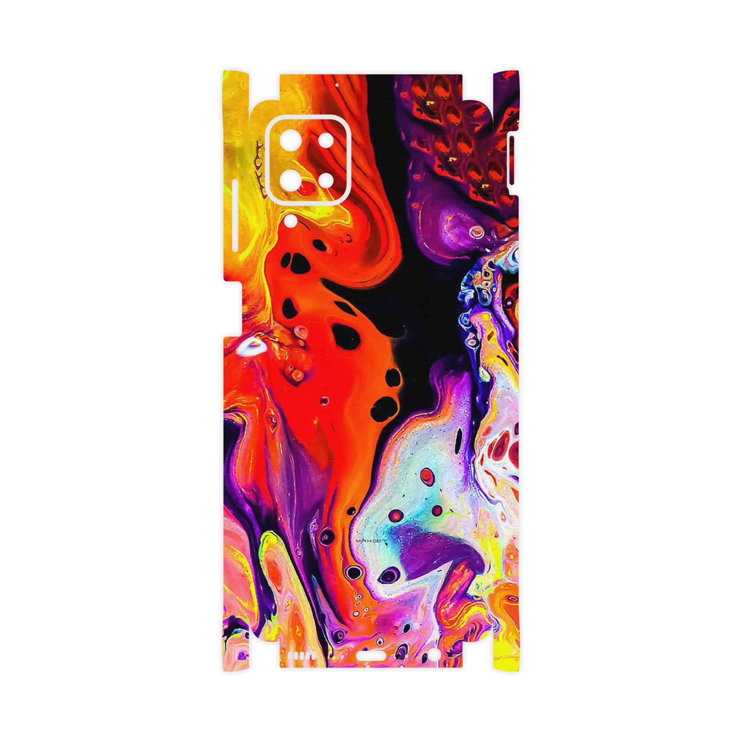 برچسب پوششی ماهوت مدل Abstract Oil Art-FullSkin مناسب برای گوشی موبایل سامسونگ Galaxy A12
