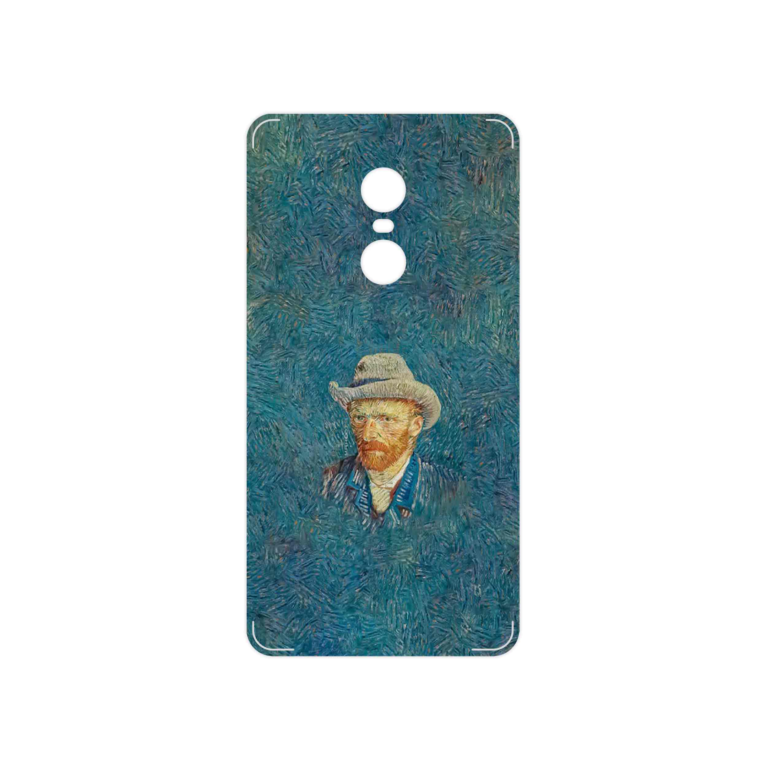 برچسب پوششی ماهوت مدل Self portrait with a gray felt hat مناسب برای گوشی موبایل شیائومی Redmi Note 4