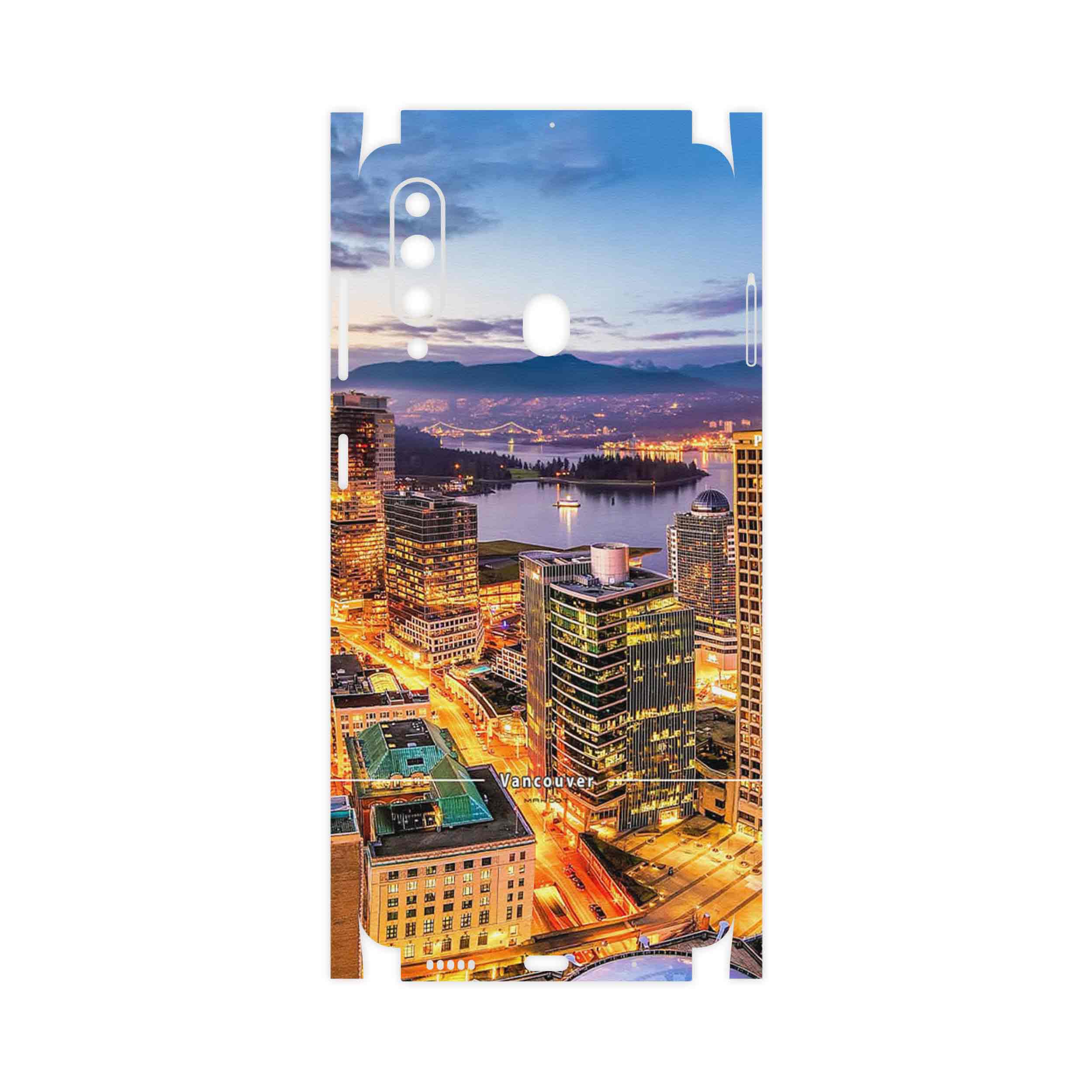 برچسب پوششی ماهوت مدل City of Vancouver-FullSkin مناسب برای گوشی موبایل سامسونگ Galaxy A60