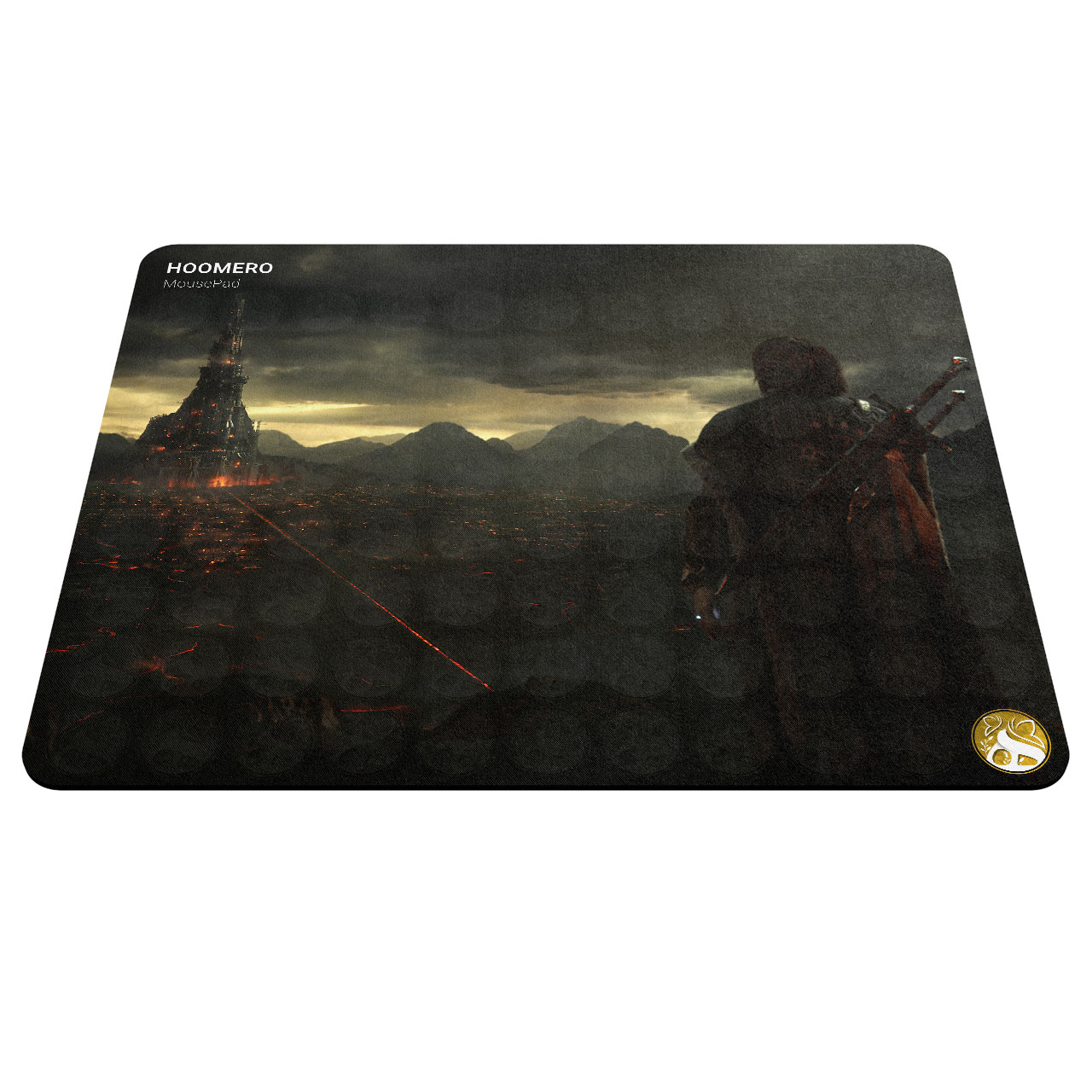 ماوس پد هومرو مدل A6990 طرح بازی shadow of mordor middle earth