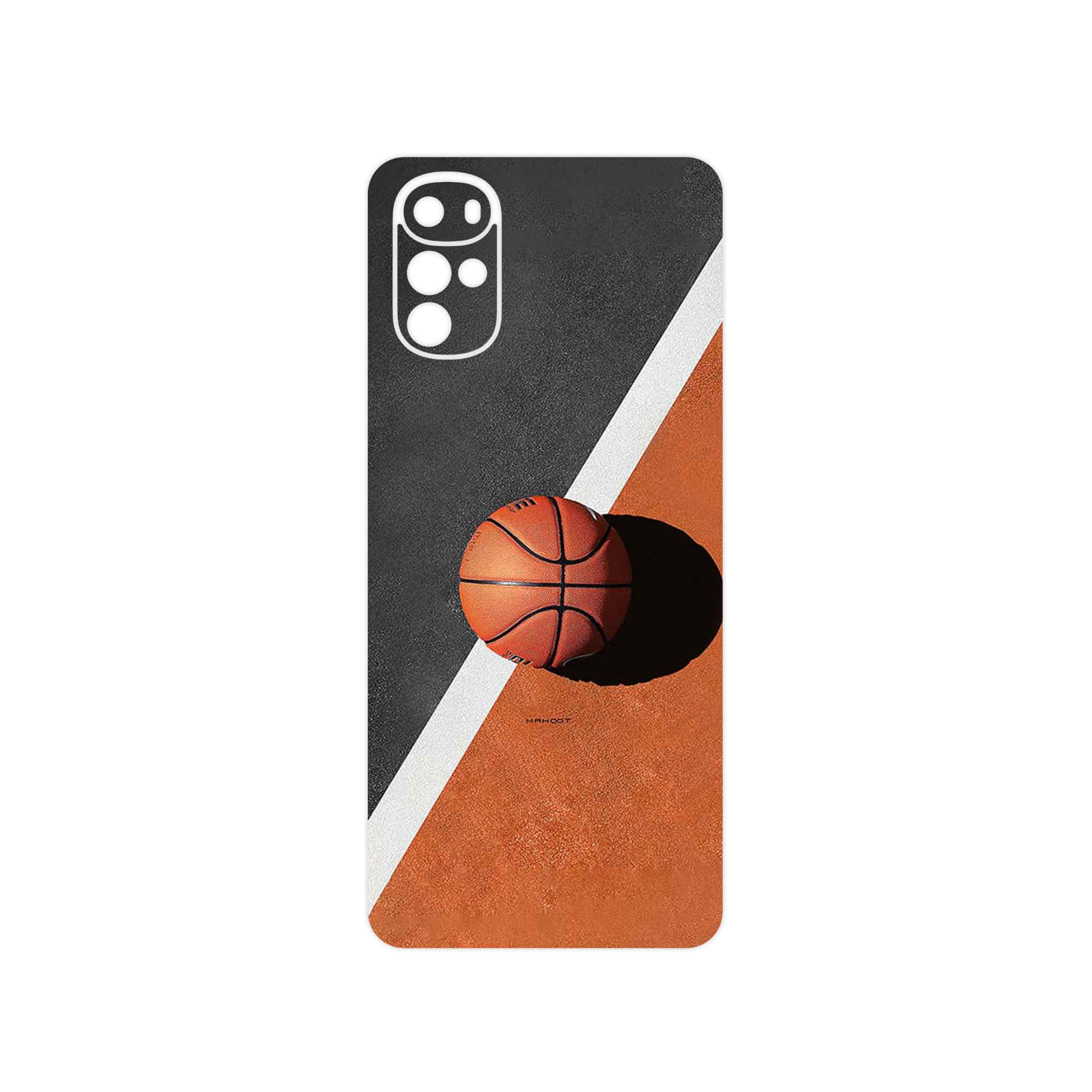 برچسب پوششی ماهوت مدل Basketball مناسب برای گوشی موبایل موتورولا Moto G22