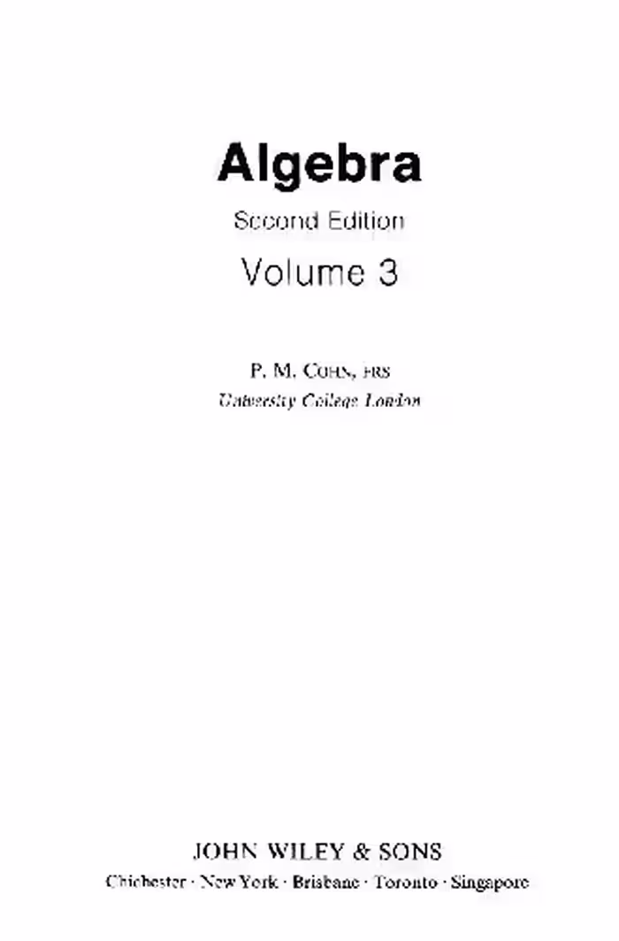 خرید و دانلود نسخه کامل کتاب Algebra