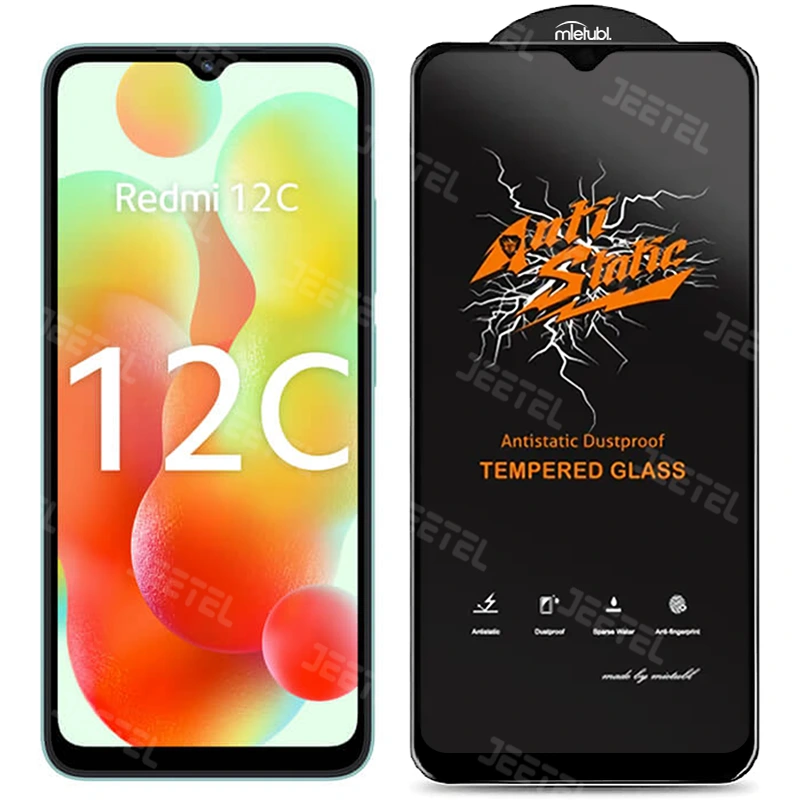 محافظ صفحه نمایش گوشی Xiaomi Redmi 12c آنتی استاتیک اورجینال (Mietubl)