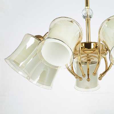 لوستر 7 شعله چشمه نور کد A833/7-G