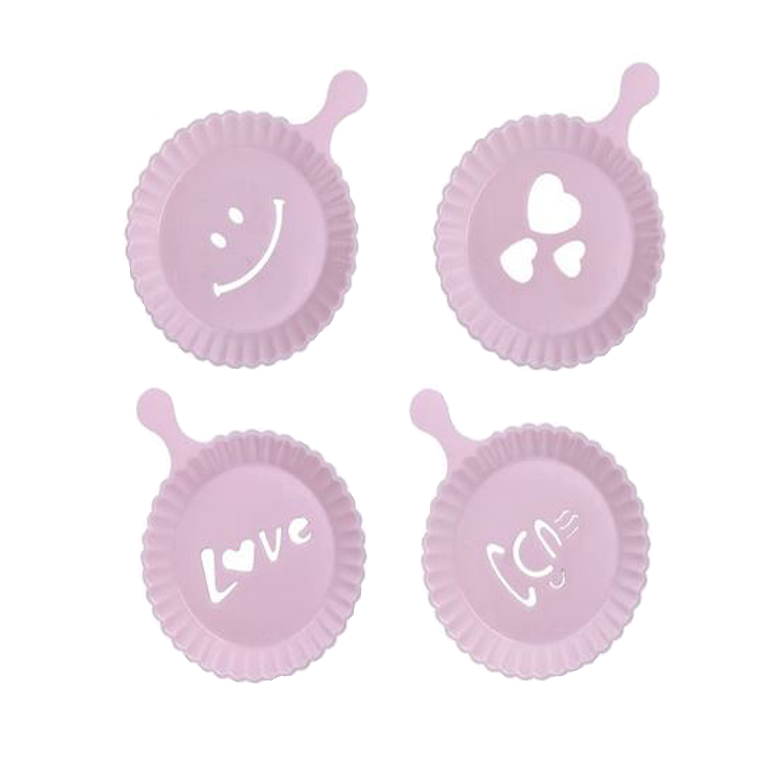 شابلون قهوه تاپ استار کد 101 مجموعه 4 عددی