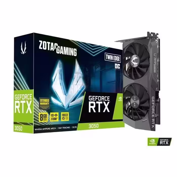 کارت گرافیک  Zotac GAMING GeForce RTX 3050 Twin Edge OC 8GB
