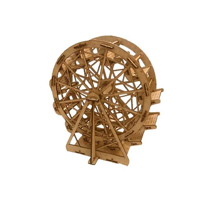 ماکت دکوری مدل ساختنی طرح چرخ فلک متحرک