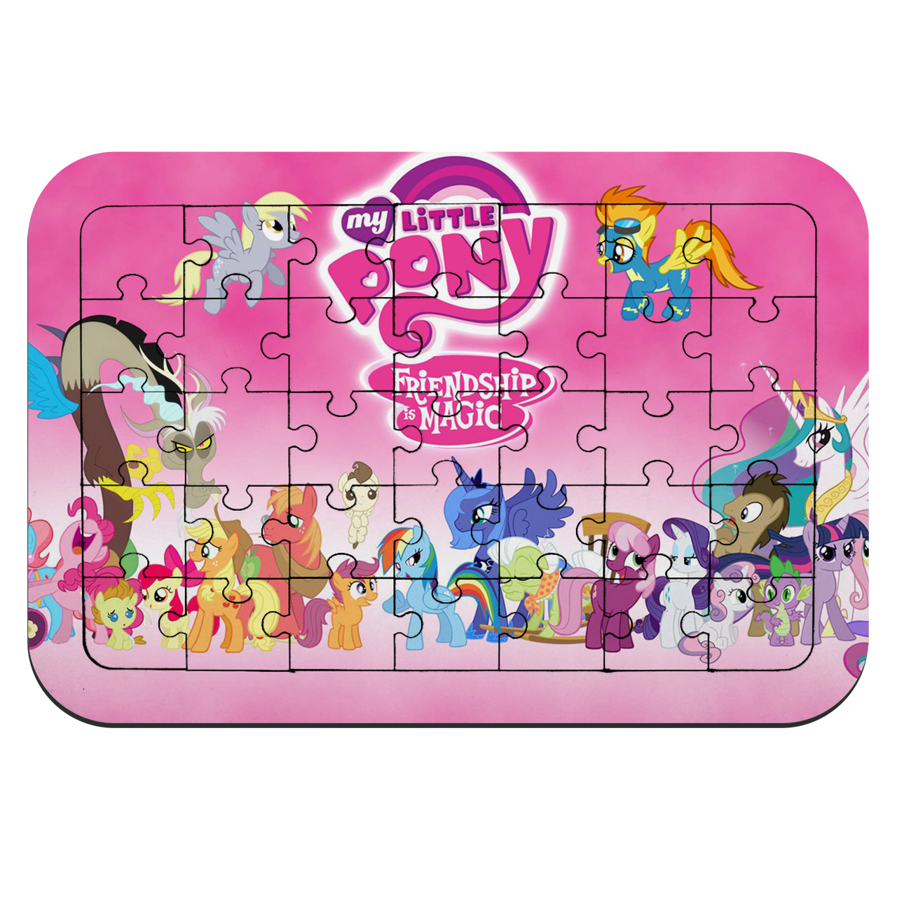 پازل 35 تکه طرح انیمیشن پونی کوچولو مدل NI1720 