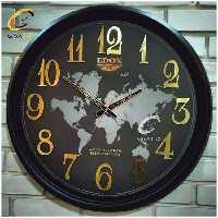 ساعت دیواری اورجینال ولدر PVC مشکی| کد رفرنس 615