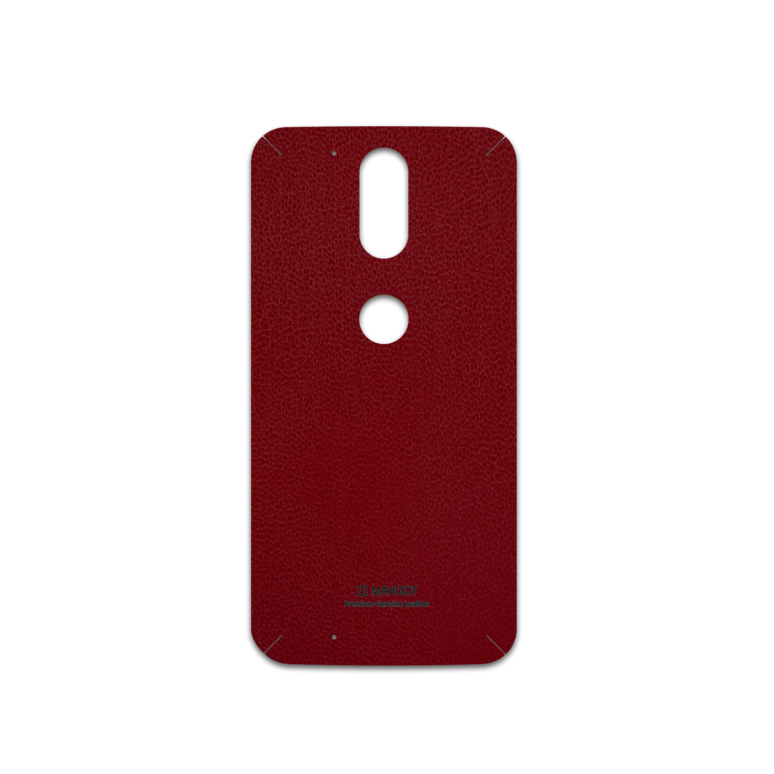 برچسب پوششی ماهوت مدل Red-Leather مناسب برای گوشی موبایل موتورولا Moto G4