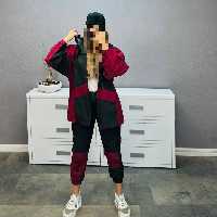  سوییشرت و شلوار جنس کتان تا سایز 42 زیبا فری سایز  در سه رنگ