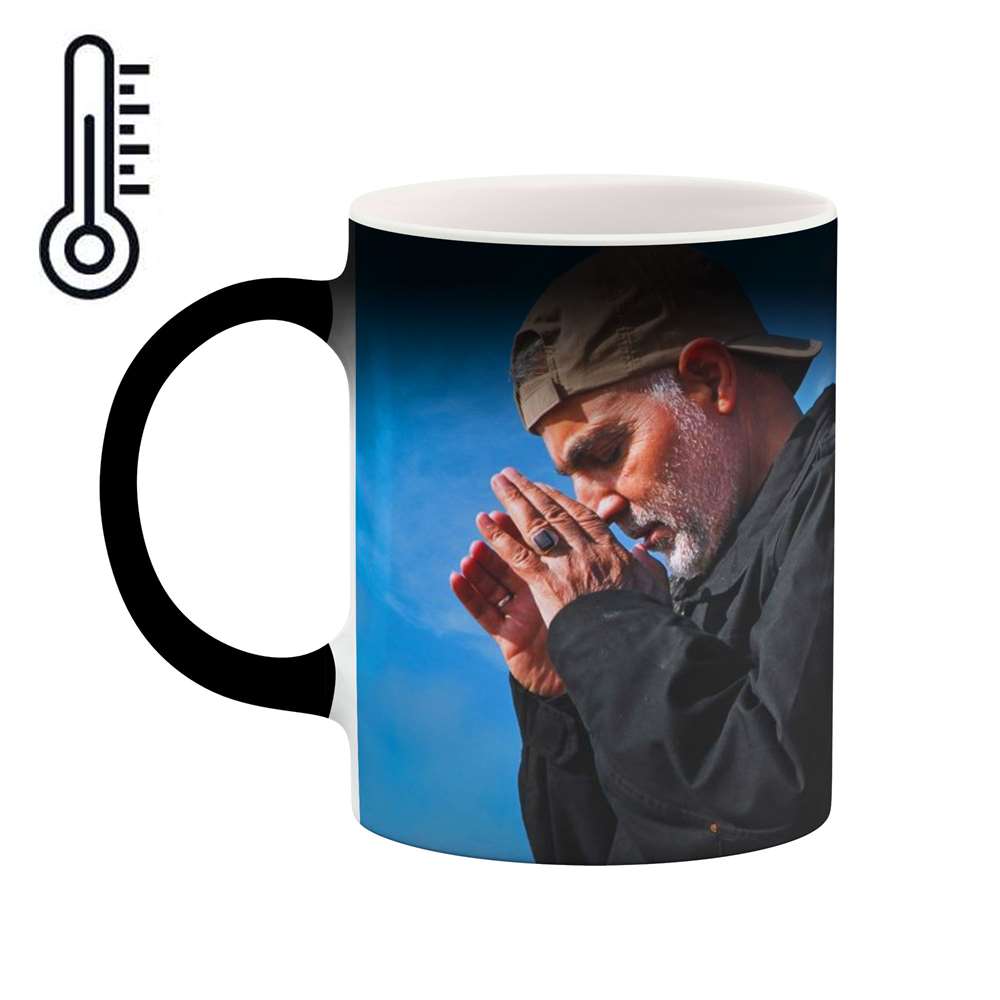 ماگ حرارتی طرح سردار شهید حاج قاسم سلیمانی  مدل mgph11737