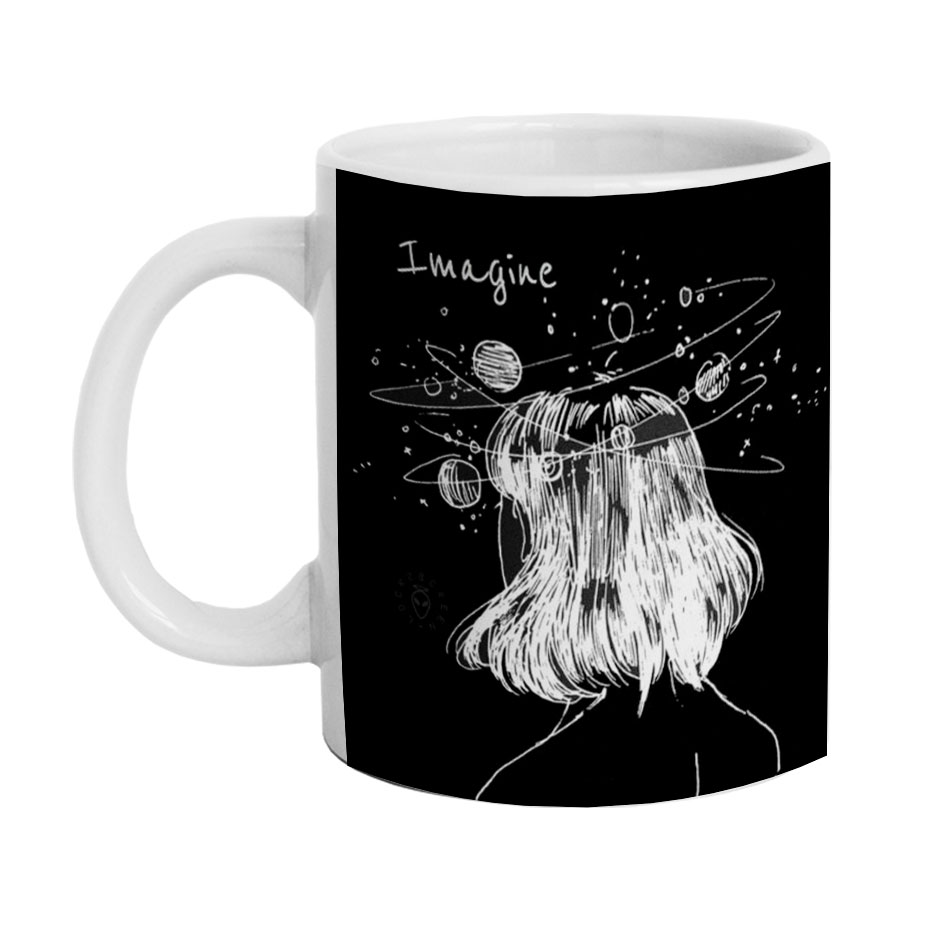 ماگ دارلی طرح مینیمال دختر مدل M399