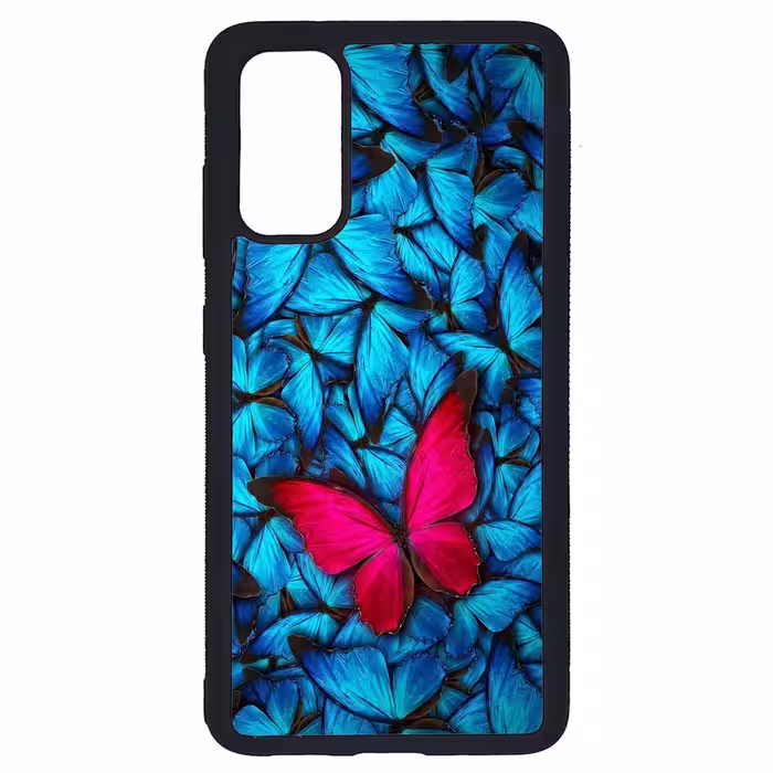 کاور طرح پروانه کد G-089 مناسب برای گوشی موبایل سامسونگ Galaxy S20 | دیجی قاب دونی