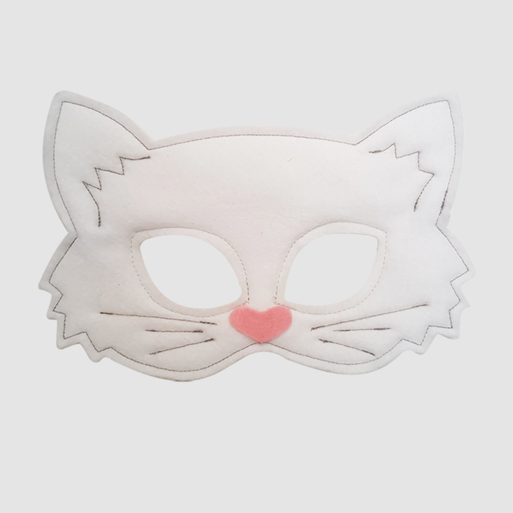 ماسک ایفای نقش کودک طرح گربه مدل 001
