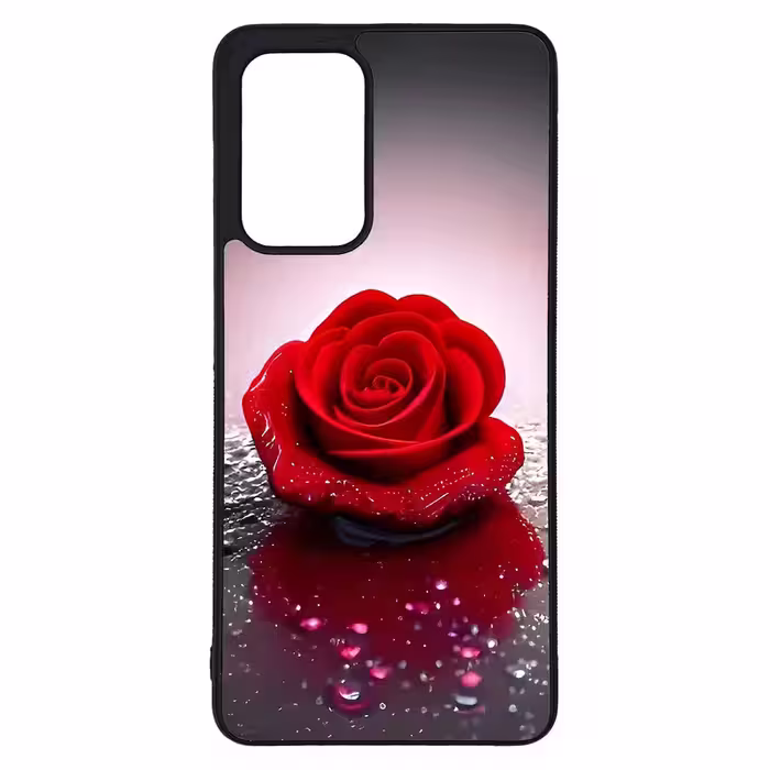 کاور طرح گل رز کد G-024 مناسب برای گوشی موبایل سامسونگ Galaxy A52s / A52 / A52 5G | دیجی قاب دونی