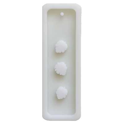 قالب رزین مدل بوک مارک طرح برگ کد BK-L1 