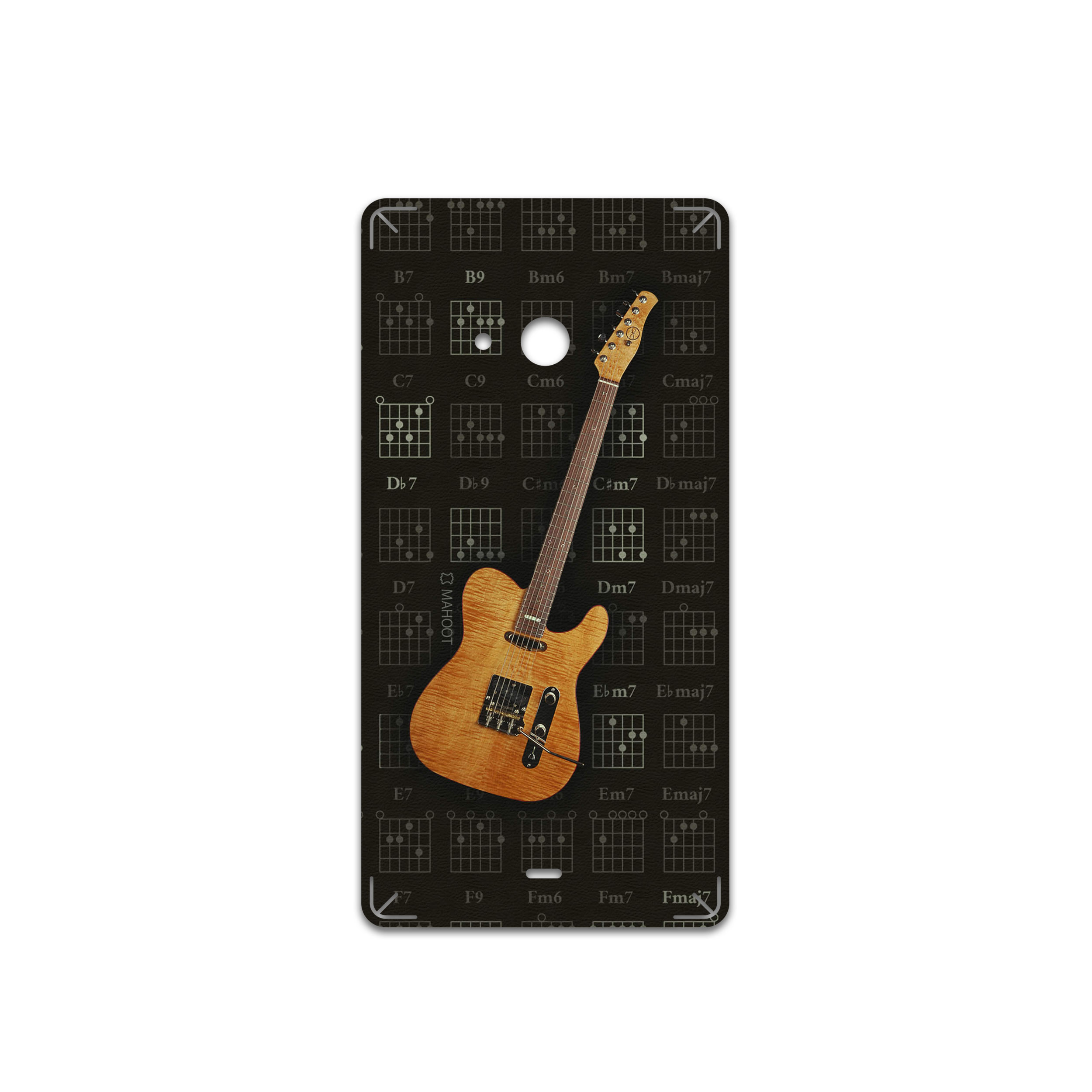برچسب پوششی ماهوت مدل Guitar-Instrument مناسب برای گوشی موبایل مایکروسافت Lumia 540