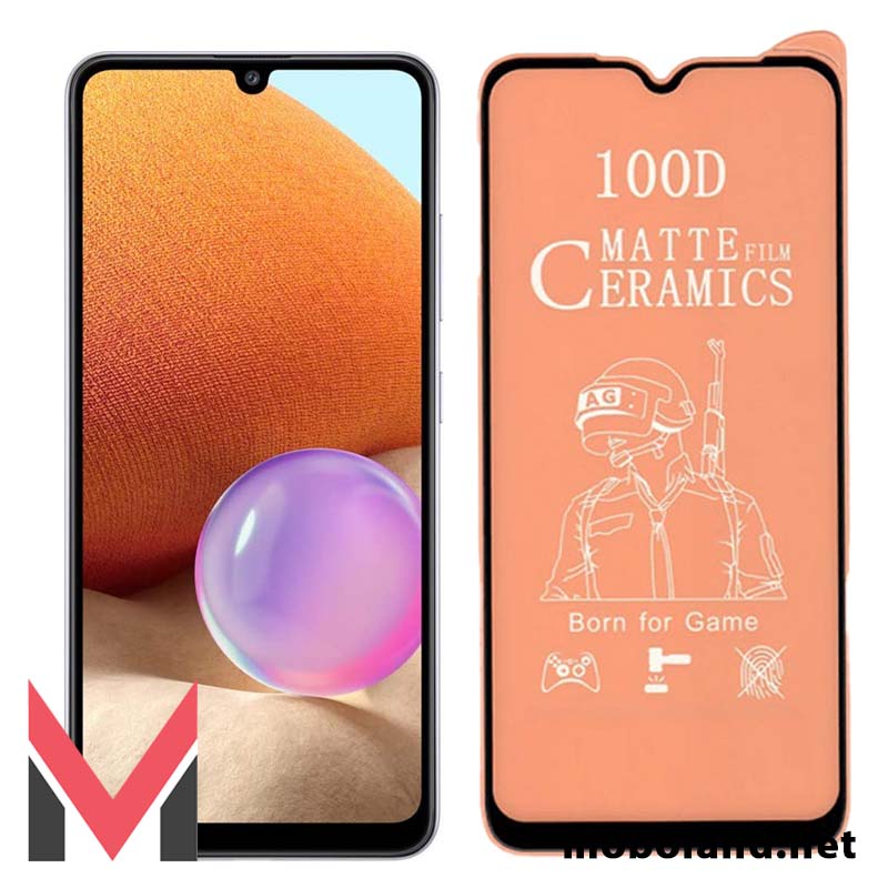 قیمت گلس تمام صفحه سرامیکی مات سامسونگ Galaxy A32 4G - موبولند