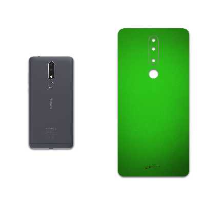 برچسب پوششی ماهوت مدل Metallic-Green مناسب برای گوشی موبایل نوکیا 3.1 Plus