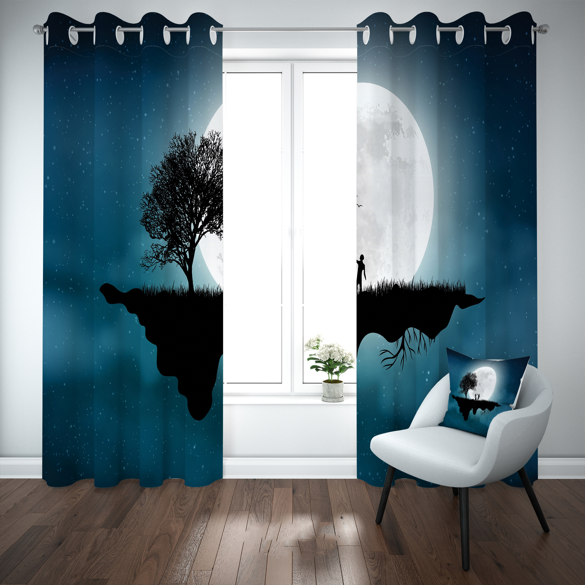 پرده مدل b2255 سایز 140×280 سانتی متر